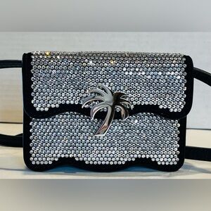 Palm Angels Crystal Palm Beach Micro Party Bag/ Stunning
